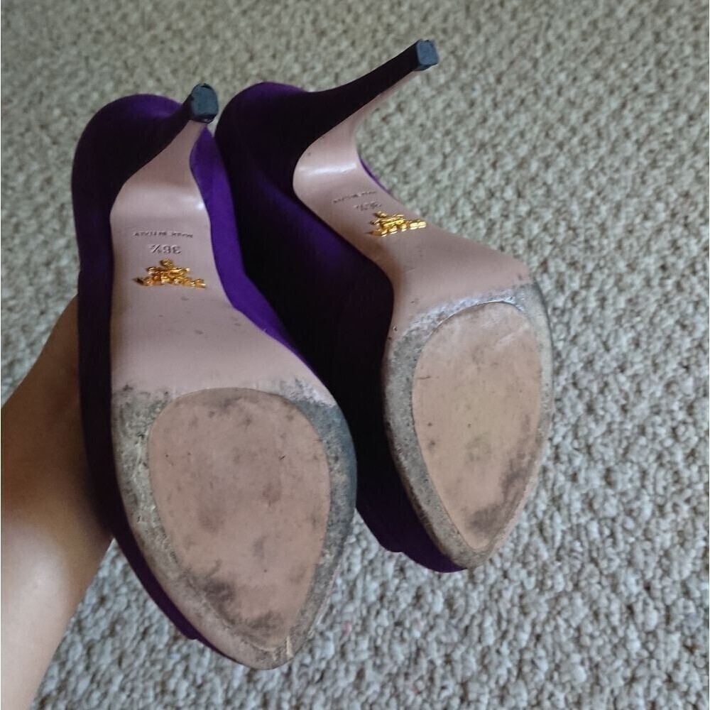 Very rich pretty purple Prada heels size: 36.5 - Picture 12 of 12